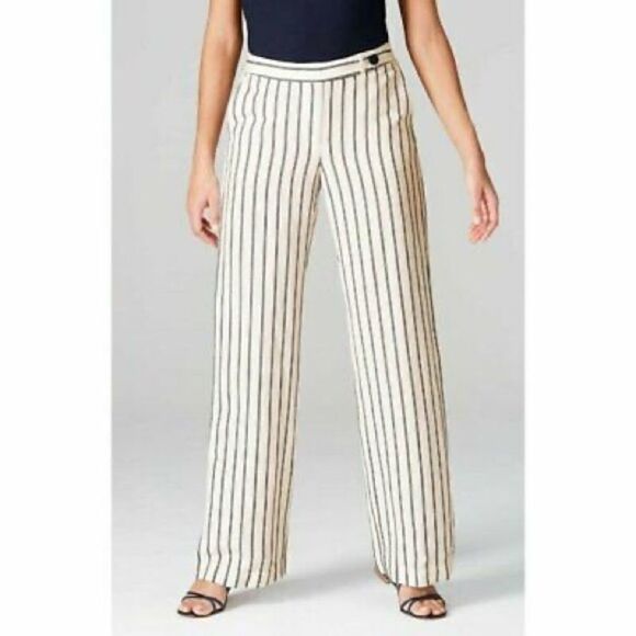 ✨HP✨J.Jill  Linen Blend Trouser Wide Leg Pants✨ - Picture 1 of 8